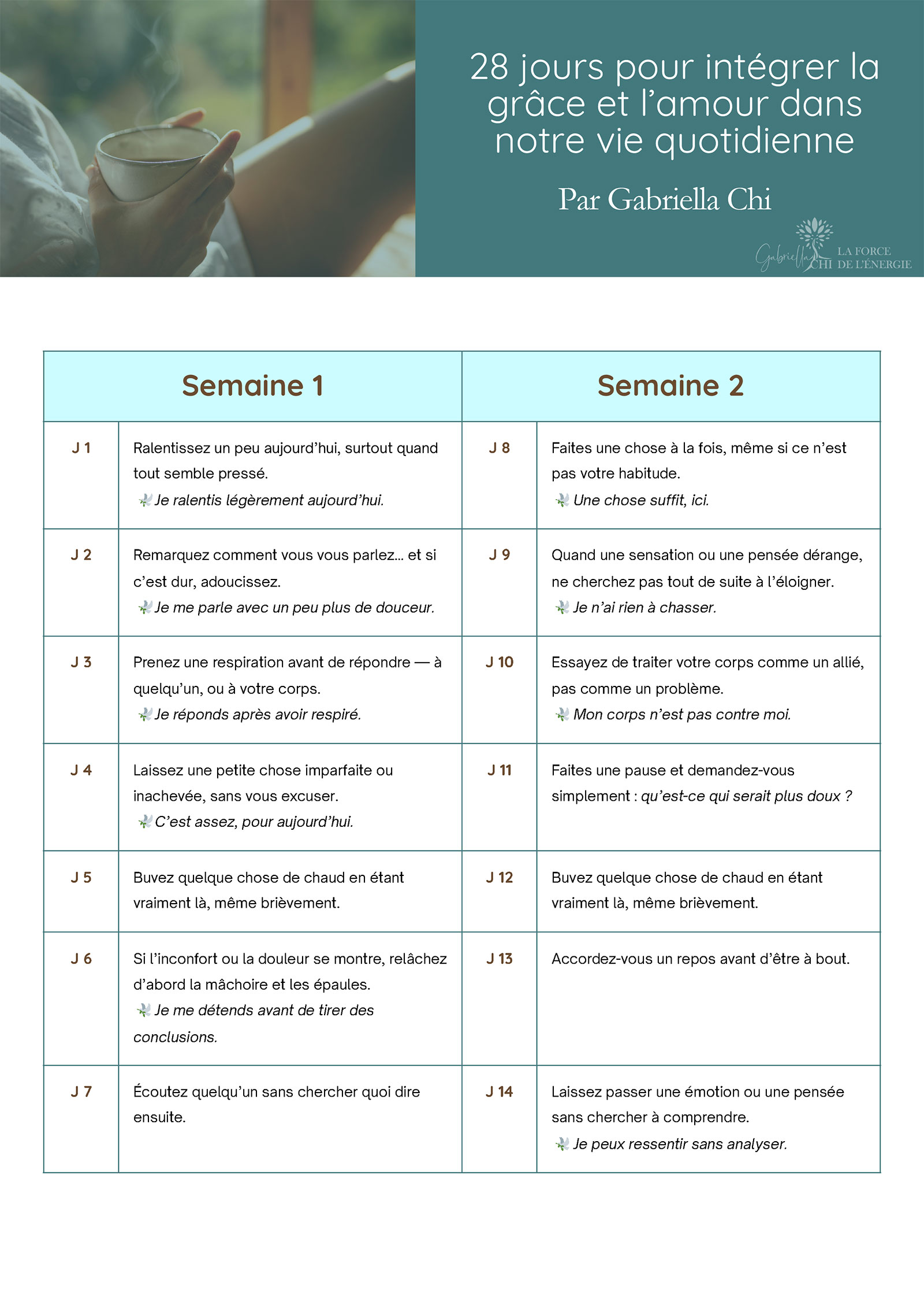 28-jours-de-grace-et-d’amour-par-Gabriella-Chi-1 Calendrier de 28 jours pour intégrer la grâce et l’amour dans la vie quotidienne | Gabriella Chi